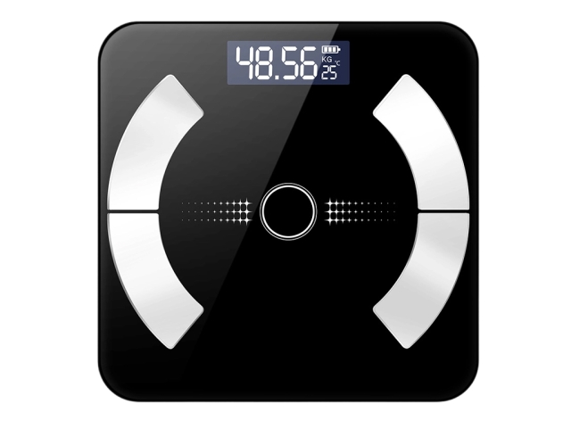 Economic Smart bluetooth body fat (BMI) scale  (can show room temperature & can add USB recharging function )