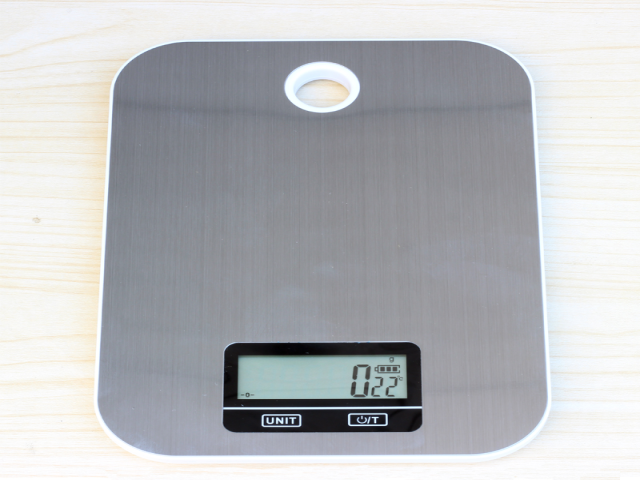 Stainess steel kitchen scale  with led backlight