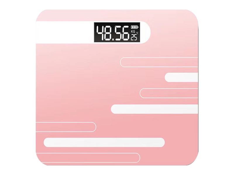 Economic Bathroom scale (can show room temperature & can add USB recharging function)