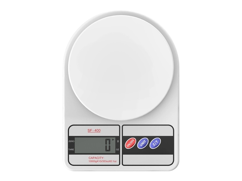 Economic Kitchen scale 10kg capacity, Model No.: MAYA (can add USB recharging function )